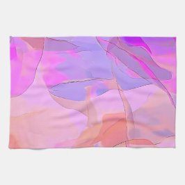 Abstrakt Pastellager Kökshandduk
