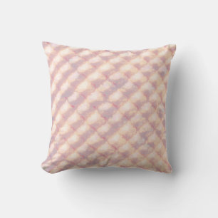 Abstrakt pastellglödande quatrefoil-mönster kudde