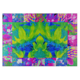 Abstrakt Patchwork Solros Garden Collage