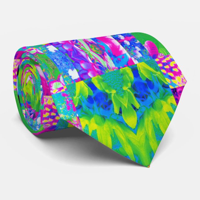 Abstrakt Patchwork Solros Garden Collage Slips (Rullad)