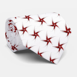 Abstrakt Patriotic Fractal Stars Necktie Slips