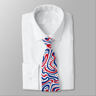 Abstrakt Patriotic Mönster Slips