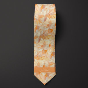 Abstrakt Peach och Tan Botanical Slips