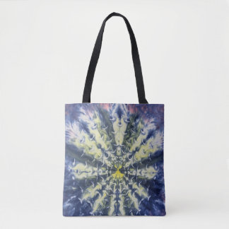 Abstrakt Peacock Feathers Tote Bag Tygkasse
