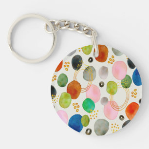 Abstrakt Pebble Guld Glitter Art