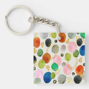 Abstrakt Pebble Guld Glitter Art