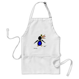 Abstrakt Penguin Apron Förkläde