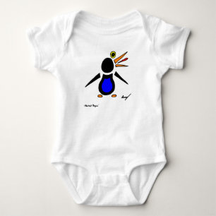Abstrakt Penguin Infant Creeper T-shirt