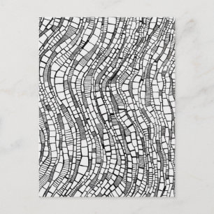 Abstrakt Penna & Bläck Geometriska Rektanglar vyko Vykort