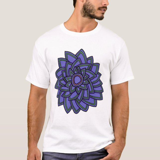 Abstrakt Petals T Shirt (Framsida)
