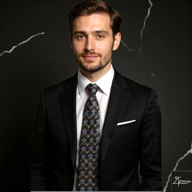 Abstrakt Pharaonic Art Neck Tie Slips (Skapare uppladdad)