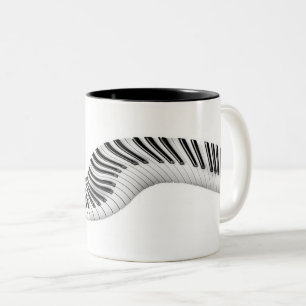 Abstrakt Piano Nycklar Mugg