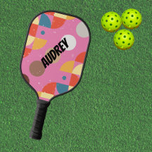 Abstrakt Pickleball-skript namn paddle Girl/Women