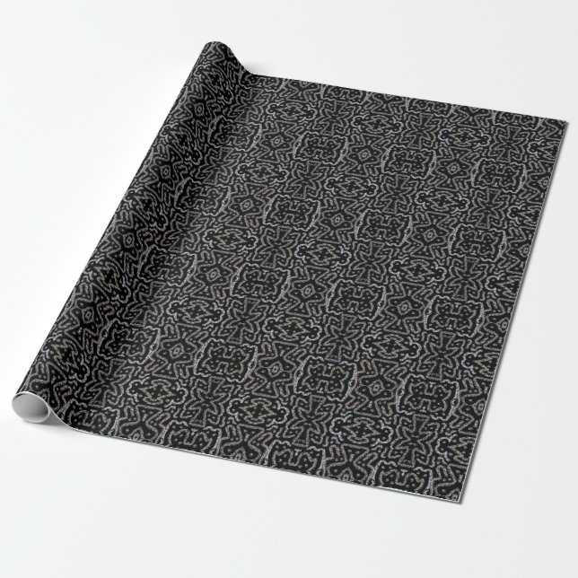 Abstrakt pil grunge mönster och mjuka pasteller presentpapper (Utrullad)