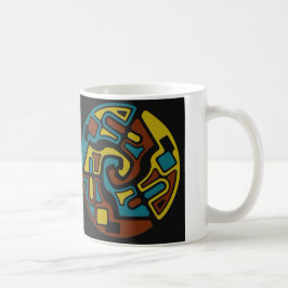Abstrakt pilar kaffemugg