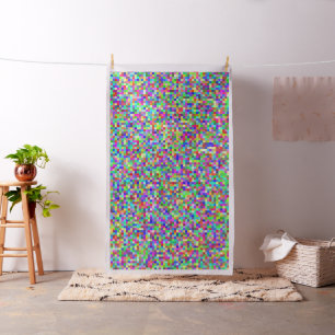 Abstrakt Pixeliserad RGB Kaos Tyg