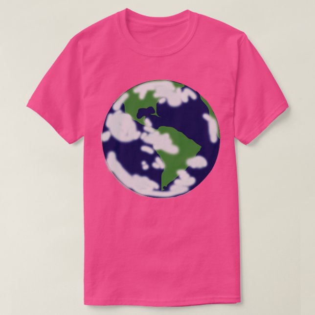 Abstrakt Planet Earth T Shirt (Design framsida)