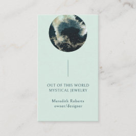 Abstrakt Planet Mystical Cosmic Entrepreneur Visitkort