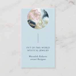 Abstrakt Planet Mystical Cosmic Entrepreneur Visitkort