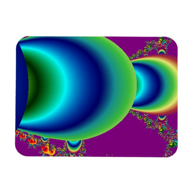 Abstrakt Planets i justering Magnet (Horisontell)