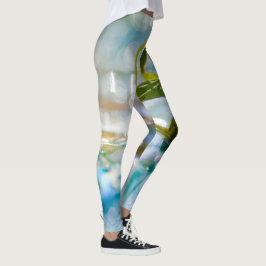 Abstrakt Plant Vatten Leggings
