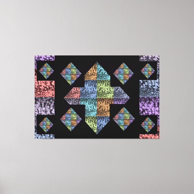 Abstrakt Plus-signera Tulip Canvas Art med flera F (Framsida)