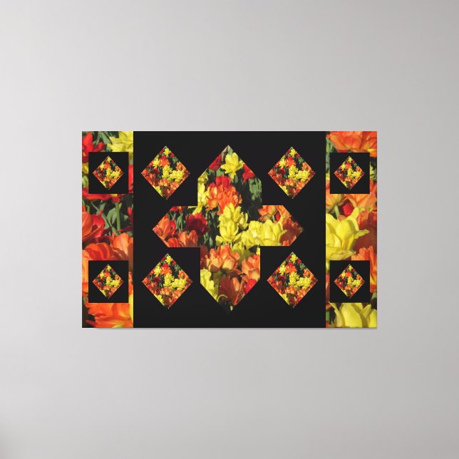 Abstrakt Plus-teckentarteckning - Canvas Art (60 X (Framsida)