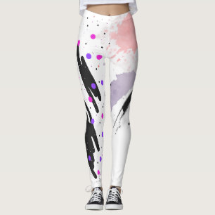 Abstrakt Polka Dot Leggings