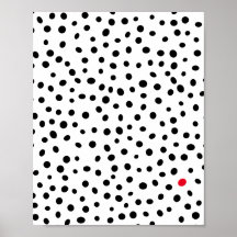 Abstrakt Polka Dot Mönster
