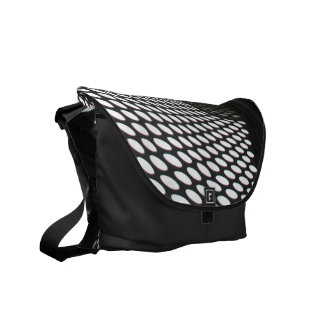 Abstrakt Polka dots Messenger Bag