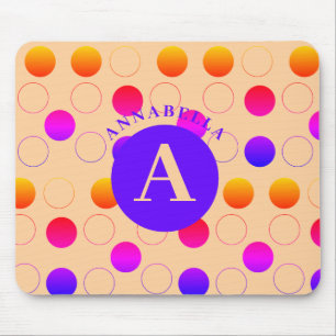 Abstrakt Polka dots Mönster Musmatta