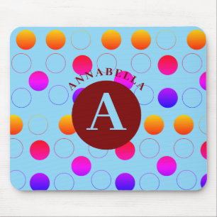 Abstrakt Polka dots Mönster Musmatta