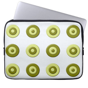 abstrakt polkaprickar laptop sleeve