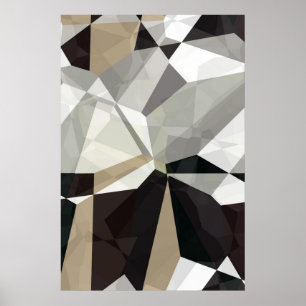 Abstrakt polygoner 212 poster