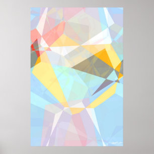 Abstrakt polygoner 29 poster