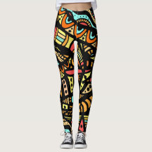 Abstrakt Pop Mode Leggings