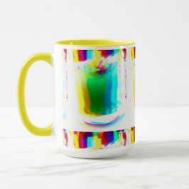 Abstrakt Popart Primary Rainbow Drink Mugg