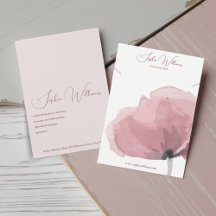 Abstrakt Poppy Necklace Jewelry Visning Card