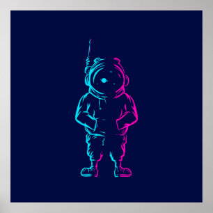 Abstrakt popup poster