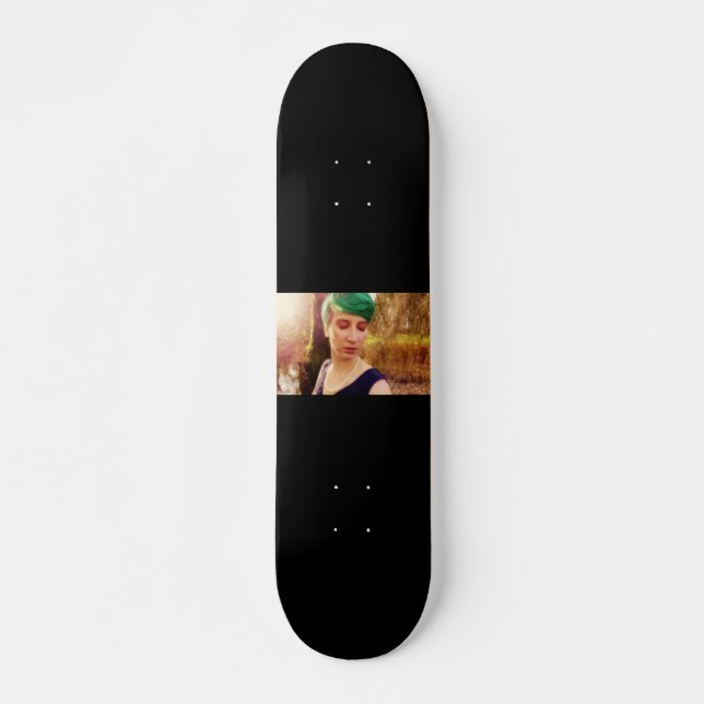 Abstrakt Porträtt Mini Skateboard Bräda 18,5 Cm (Framsida)