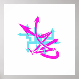Abstrakt Poster
