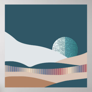 Abstrakt Poster