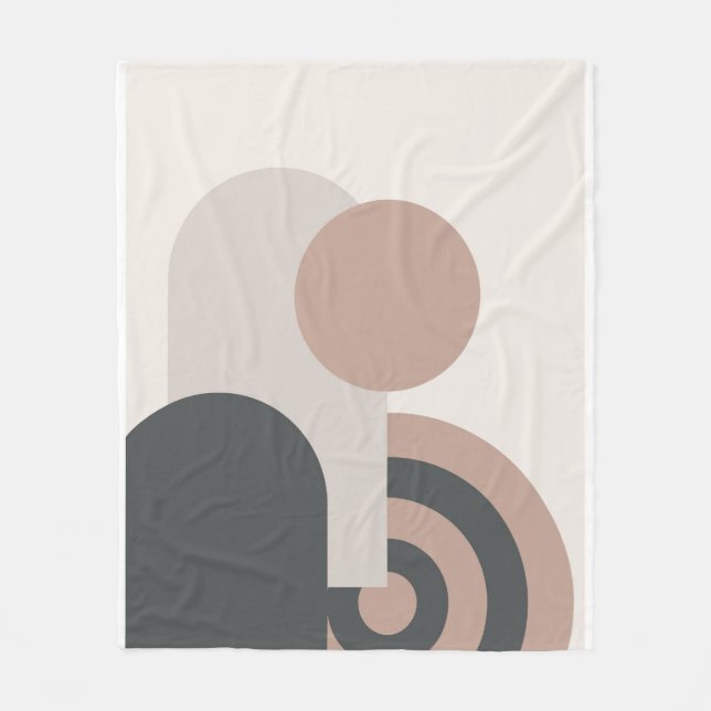 Abstrakt poster fleecefilt (Framsidan)