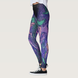 Abstrakt Pour för Nocvändal-profiler Leggings