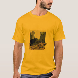 Abstrakt prärieVoleutslagsplats Tee Shirt