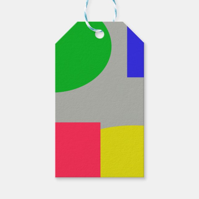 Abstrakt Presentetikett (Framsidan)