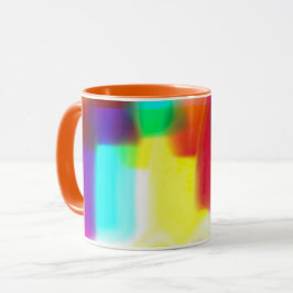 Abstrakt Primary Rainbow Classic Mugg, 11 oz Mugg