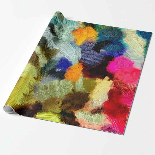 abstrakt psychedelic grunge bakgrundsgrafik presentpapper (Utrullad)