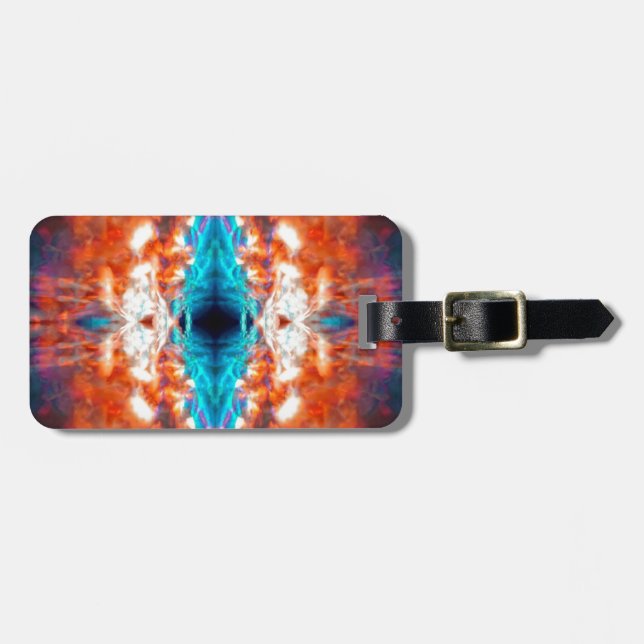 Abstrakt psychedelic mönster bagagebricka (Horisontell Framsida)