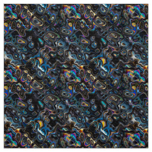 Abstrakt Psychedelic Mönster Tyg